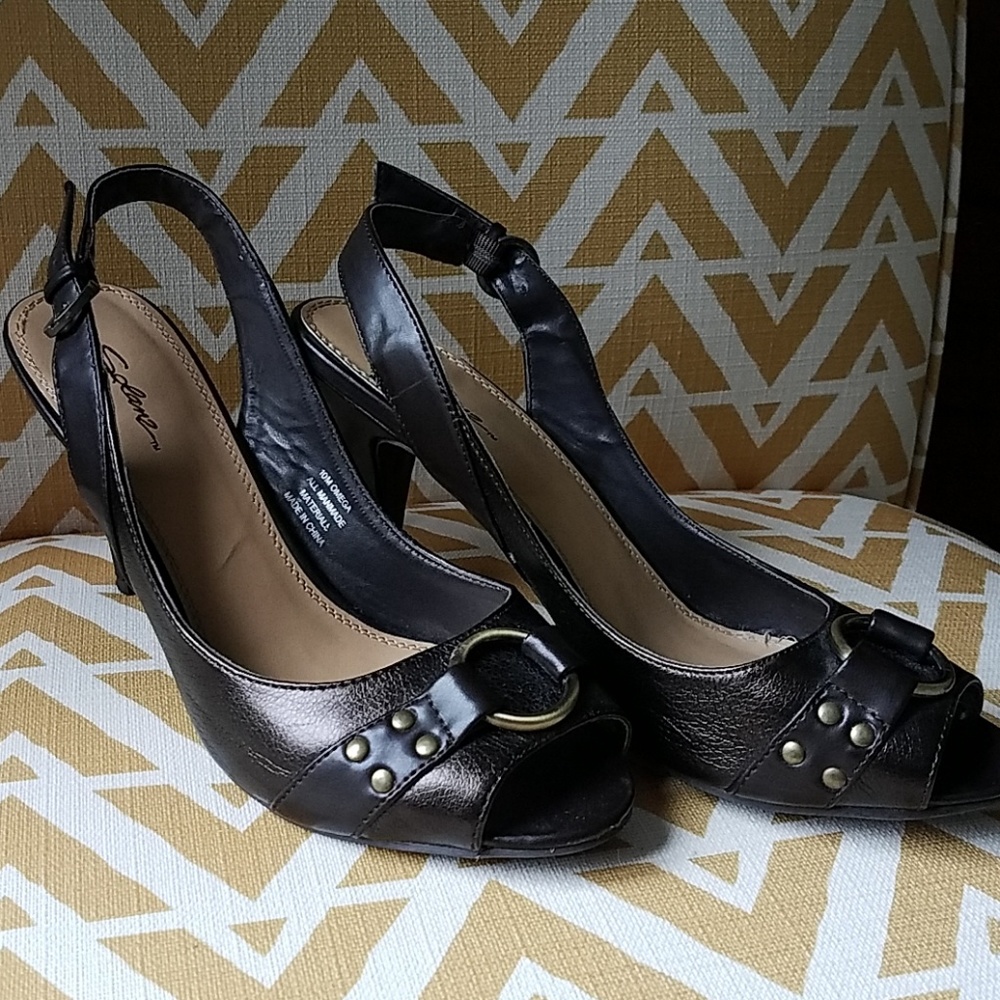 Dark Brown Heels - 10